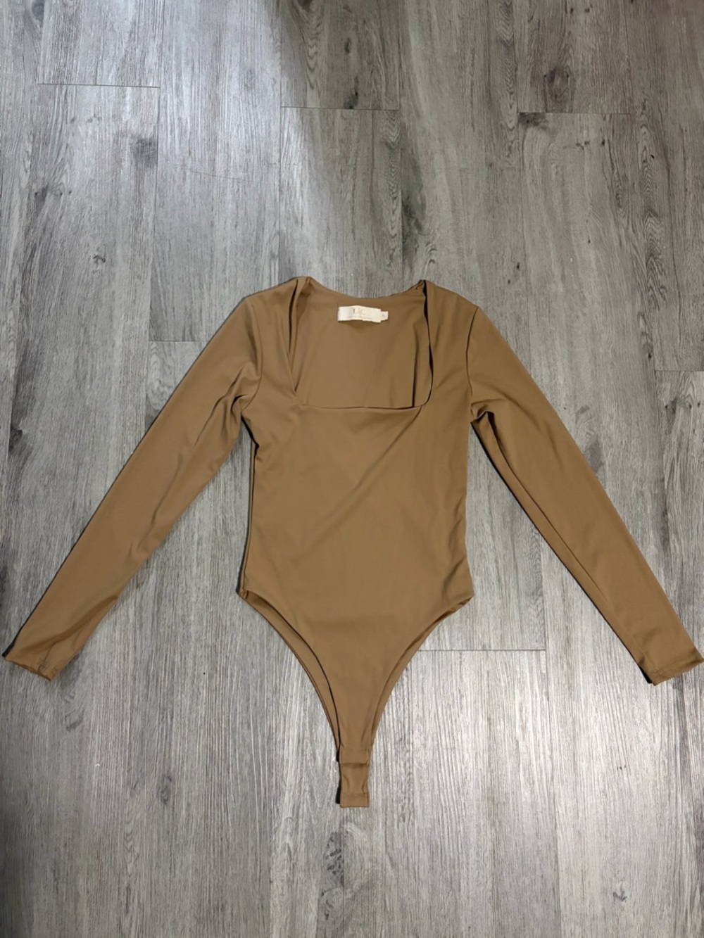 Long Sleeve Square Neck Bodysuit